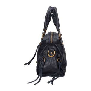 Borsa a spalla da donna - Modello Erisia - Vera pelle - 25.0 x 15.0 x 10.0 cm