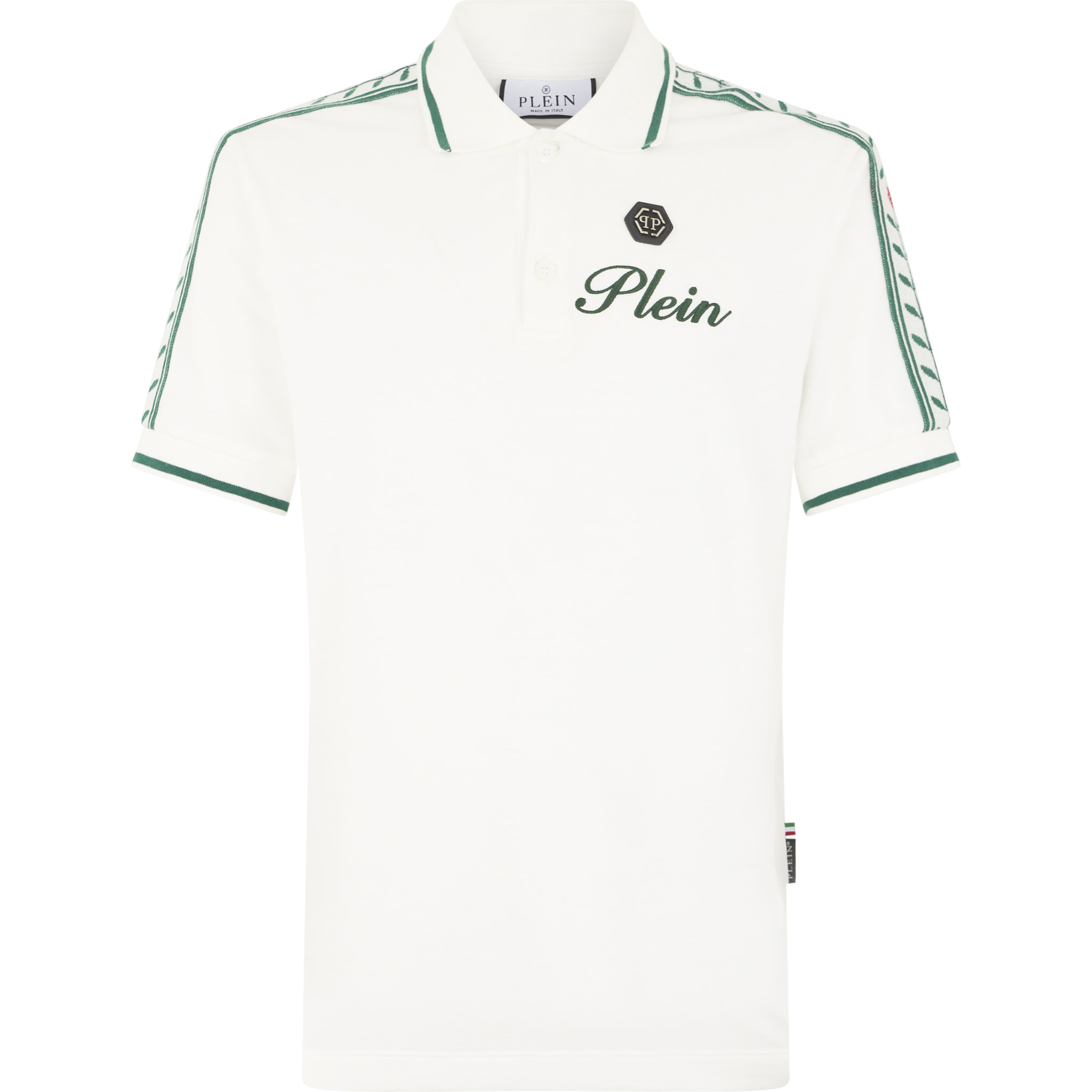 PHILIPP PLEIN Piquet Polo T-Shirt Plein Tennis