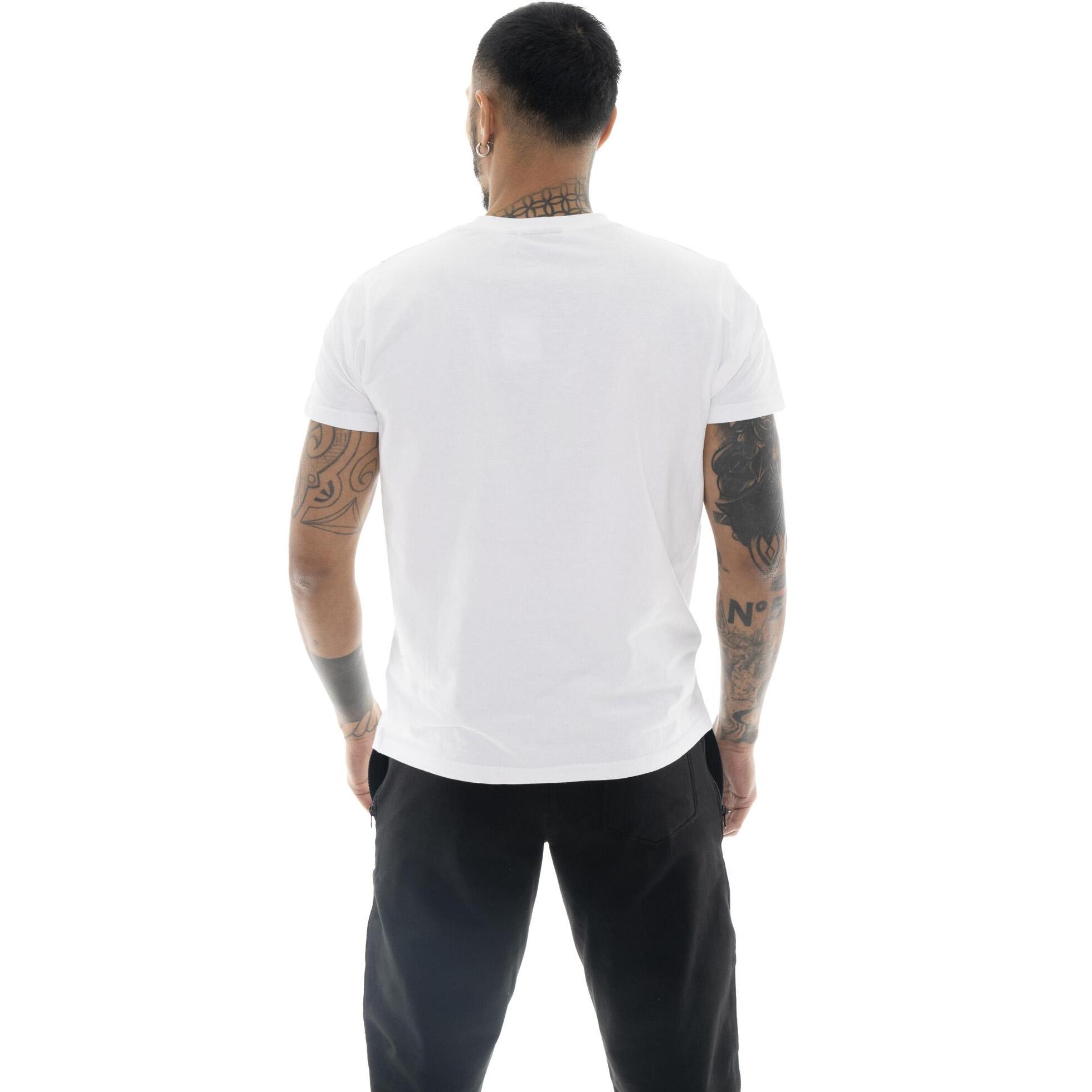 Camiseta de hombre de manga corta con estampado dorado "Authentic Gold"