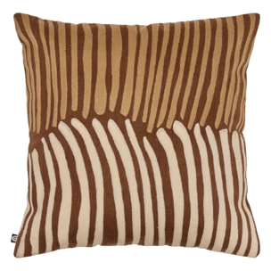 Coussin Hary marron 45x45cm