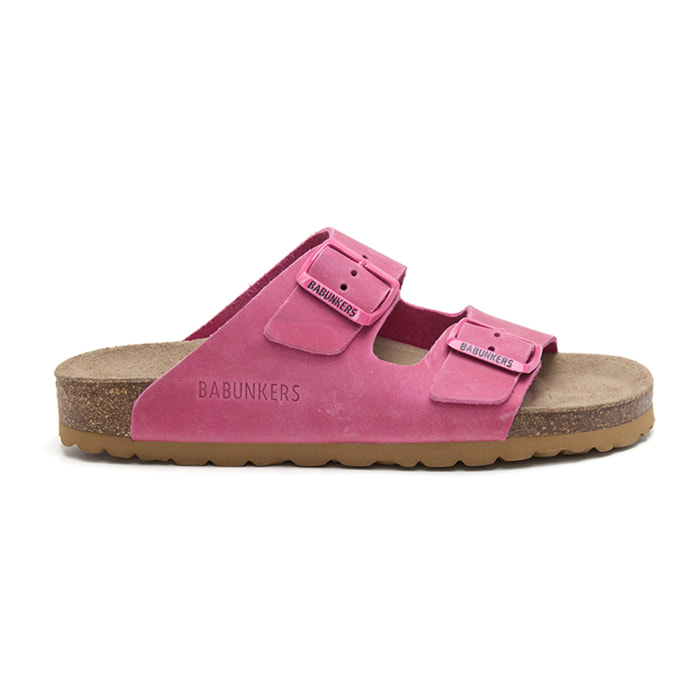 SANDALIA BABUNKERS ROSA
