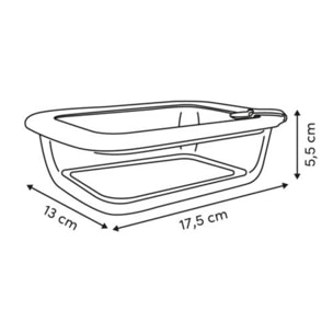 Boîte de conservation Sileat 0,59L