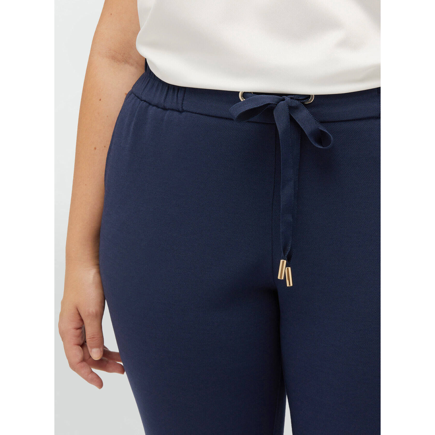 Fiorella Rubino - Pantalones joggers de viscosa LENZING™ ECOVERO™ - Azul