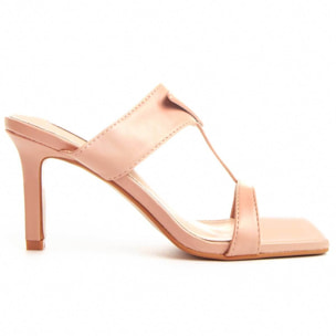 Sandalias de Tacón - Rosa - Altura: 7 cm