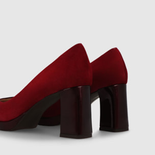 ZAPATOS DE SALÓN BURDEOS DAG3440