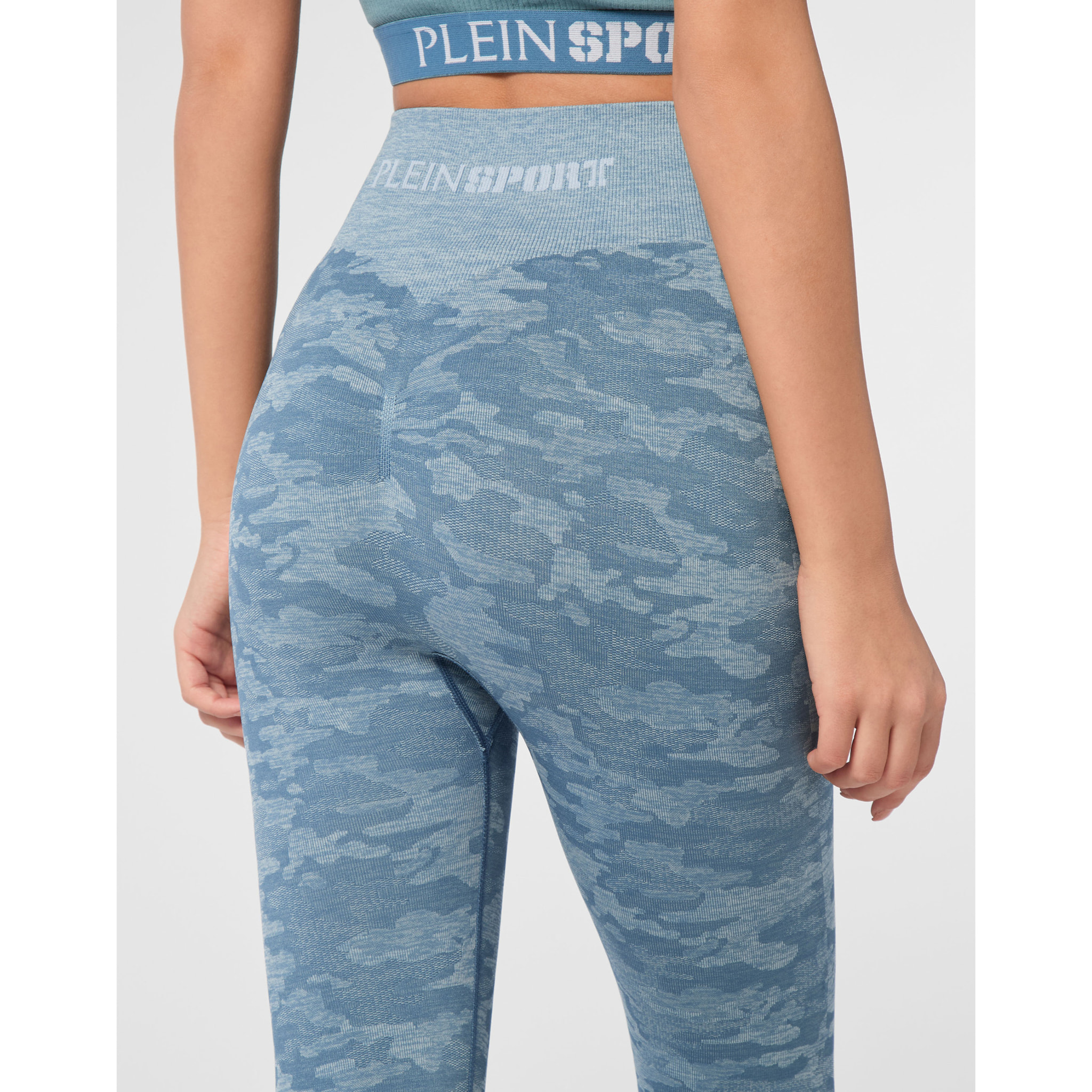PLEIN SPORT Sport Leggings CAMOUFLAGE