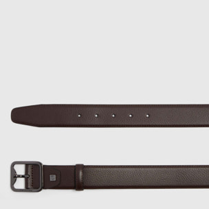 Piquadro Cintura 35 mm in pelle con fibbia ad ardiglione