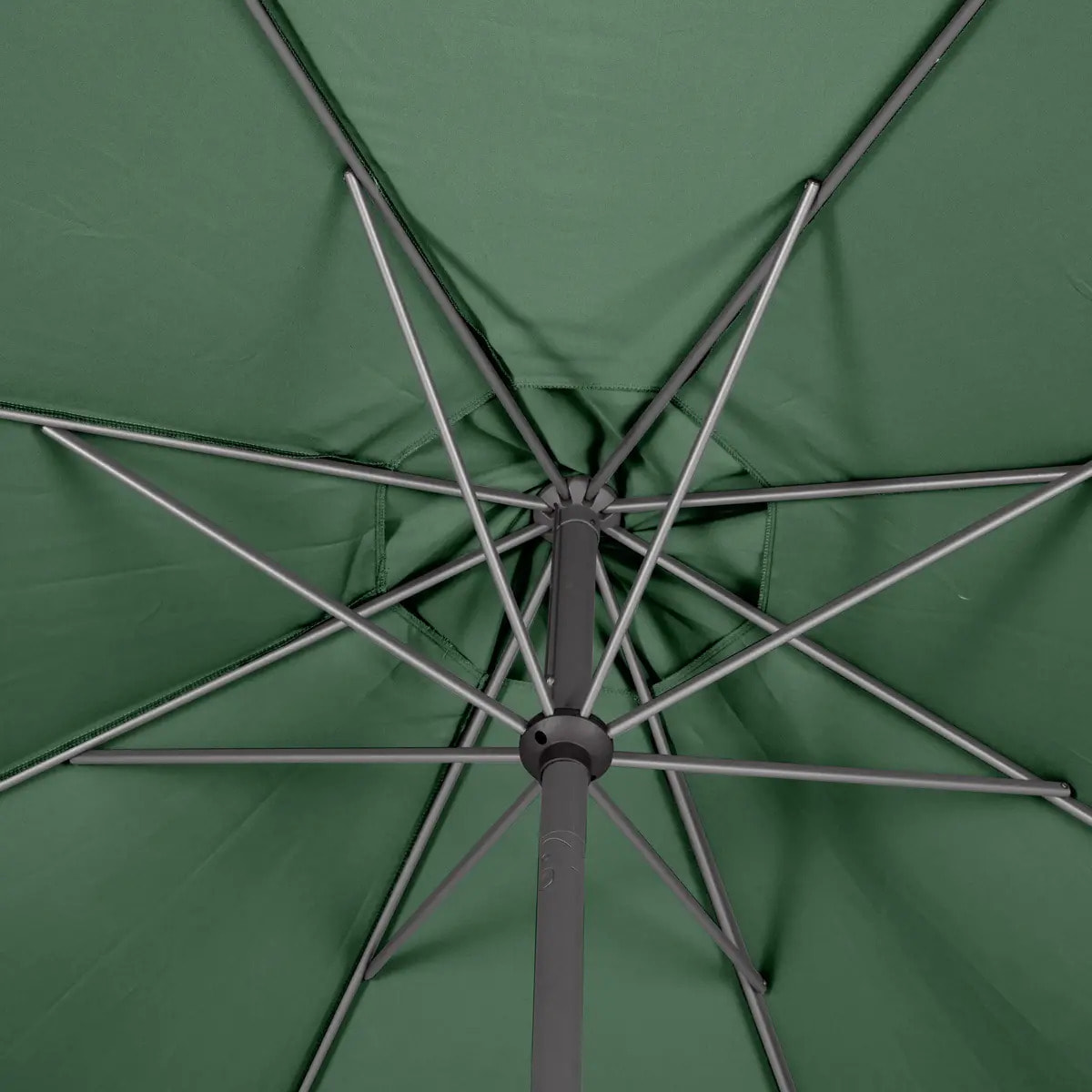 Parasol droit rond Loompa Vert olive