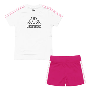 Completo Corto Ragazza KAPPA 8 / 16 Anni Cotone