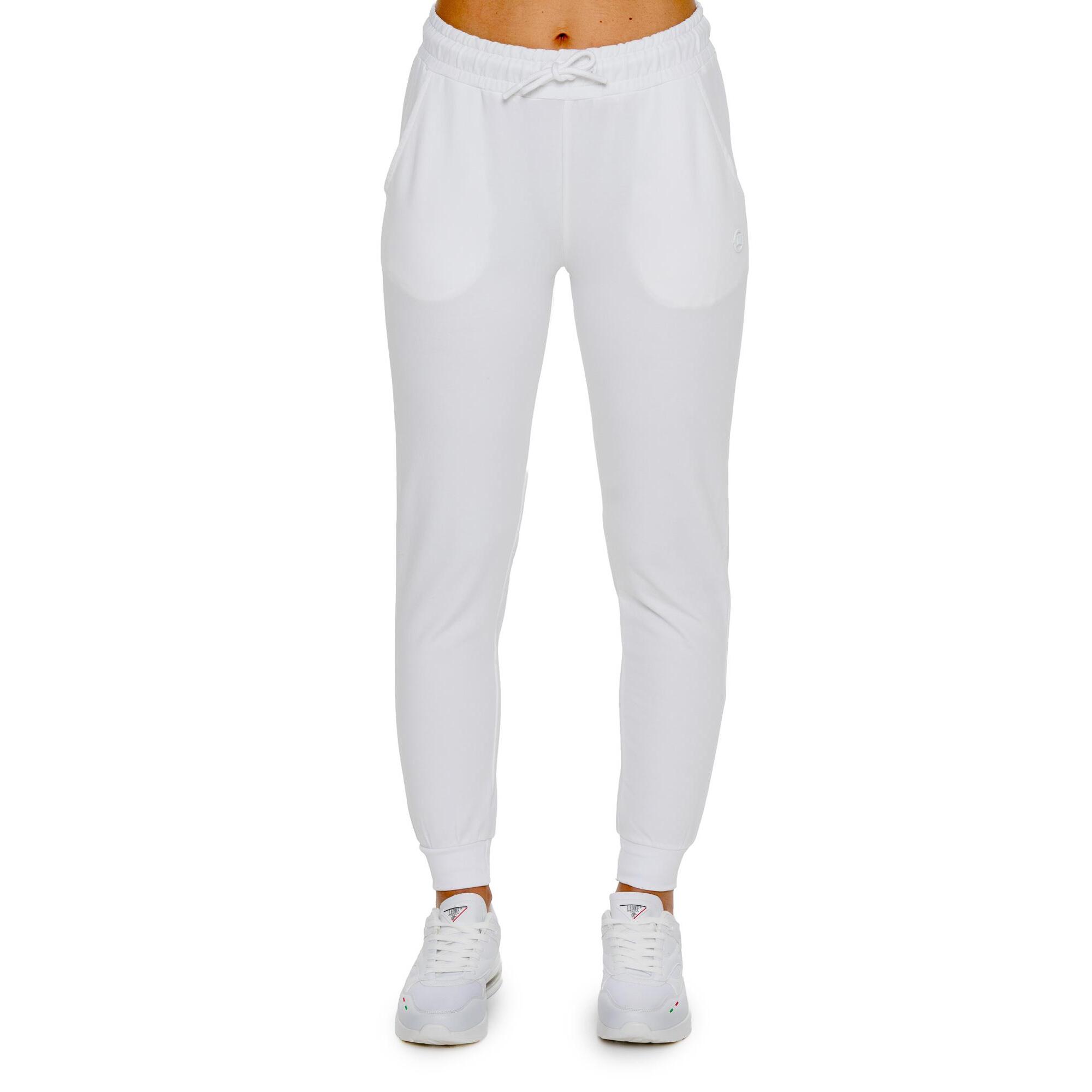 Jogger donna fit morbido Leone 1947 Apparel con logo tono su tono