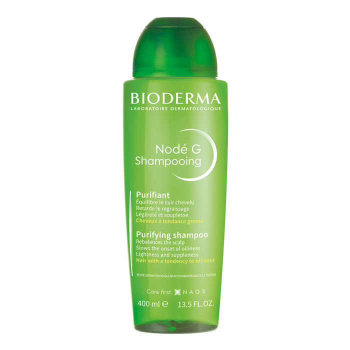 Nodé G Shampooing Purifiant - Légèreté & souplesse - Cheveux à Tendance Grasse 400 ml