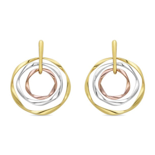 Pendientes Lux by Lux acabados oro 18k
