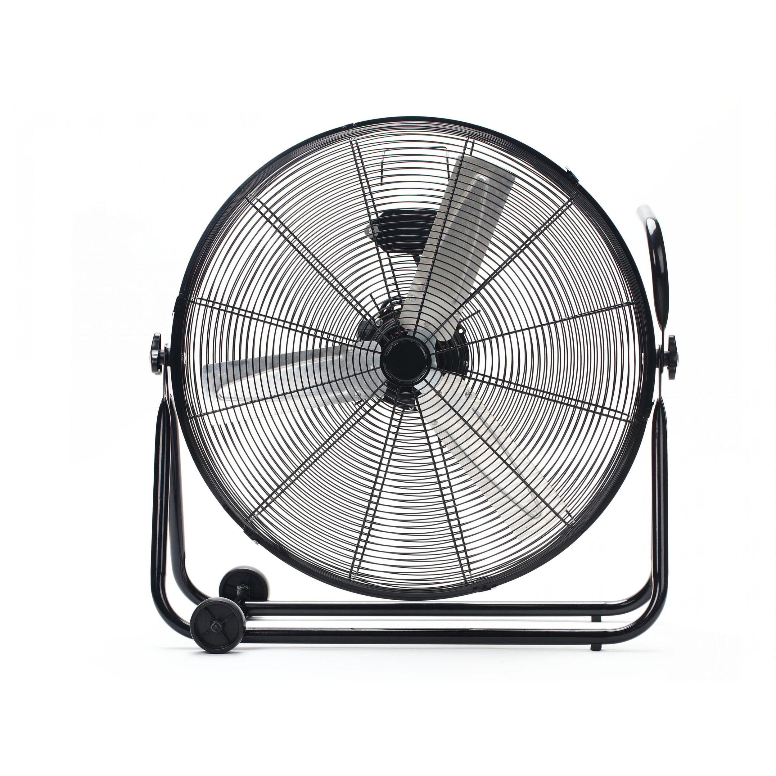 Ventilador industrial de aluminio 160 W con 3 velocidades y ruedas VENTY IND 160 PURLINE