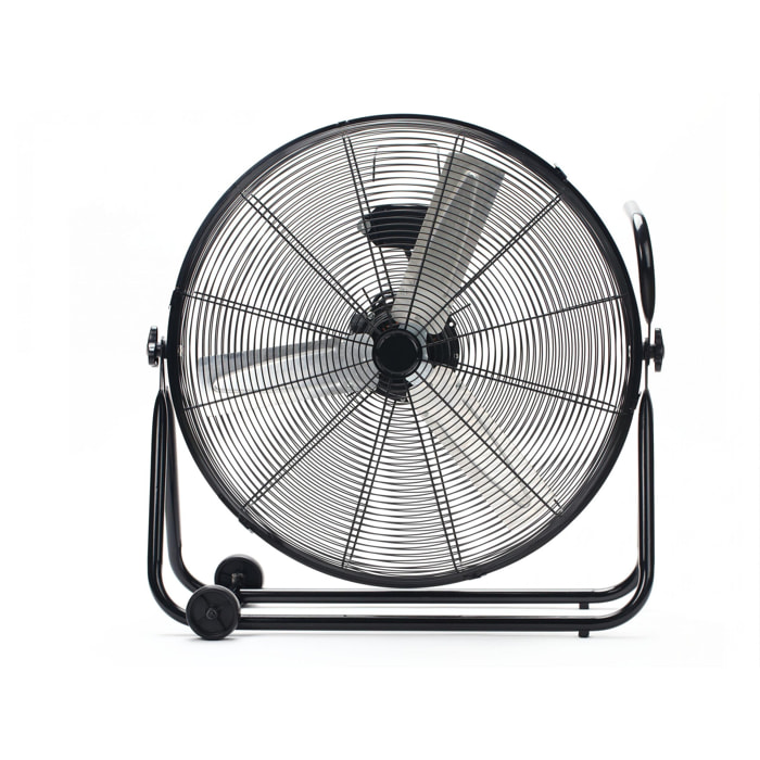 Ventilador industrial de aluminio 160 W con 3 velocidades y ruedas VENTY IND 160 PURLINE