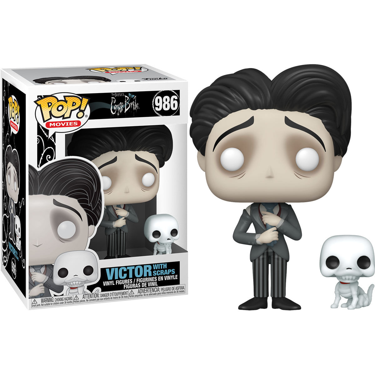 Pop Figura Corpse Bride Victor Con Scraps Funko