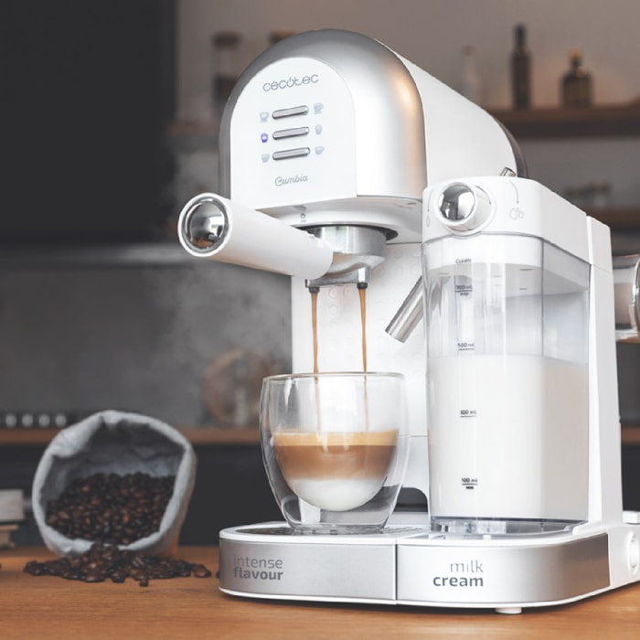 Cecotec Macchina da caffè semi-automatica Cumbia Power Instant-ccino 20 Chic Ser