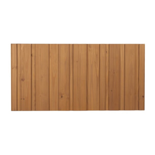 Tête de lit Sandoli -bois massif d'araucaria-couleur nogal 160 x 60 x 80 cm