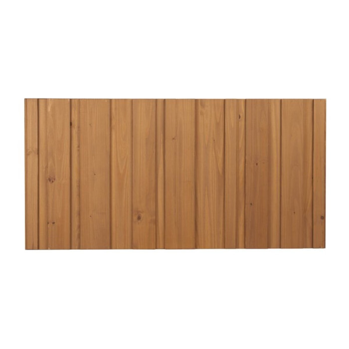 Tête de lit Sandoli -bois massif d'araucaria-couleur nogal 160 x 60 x 80 cm