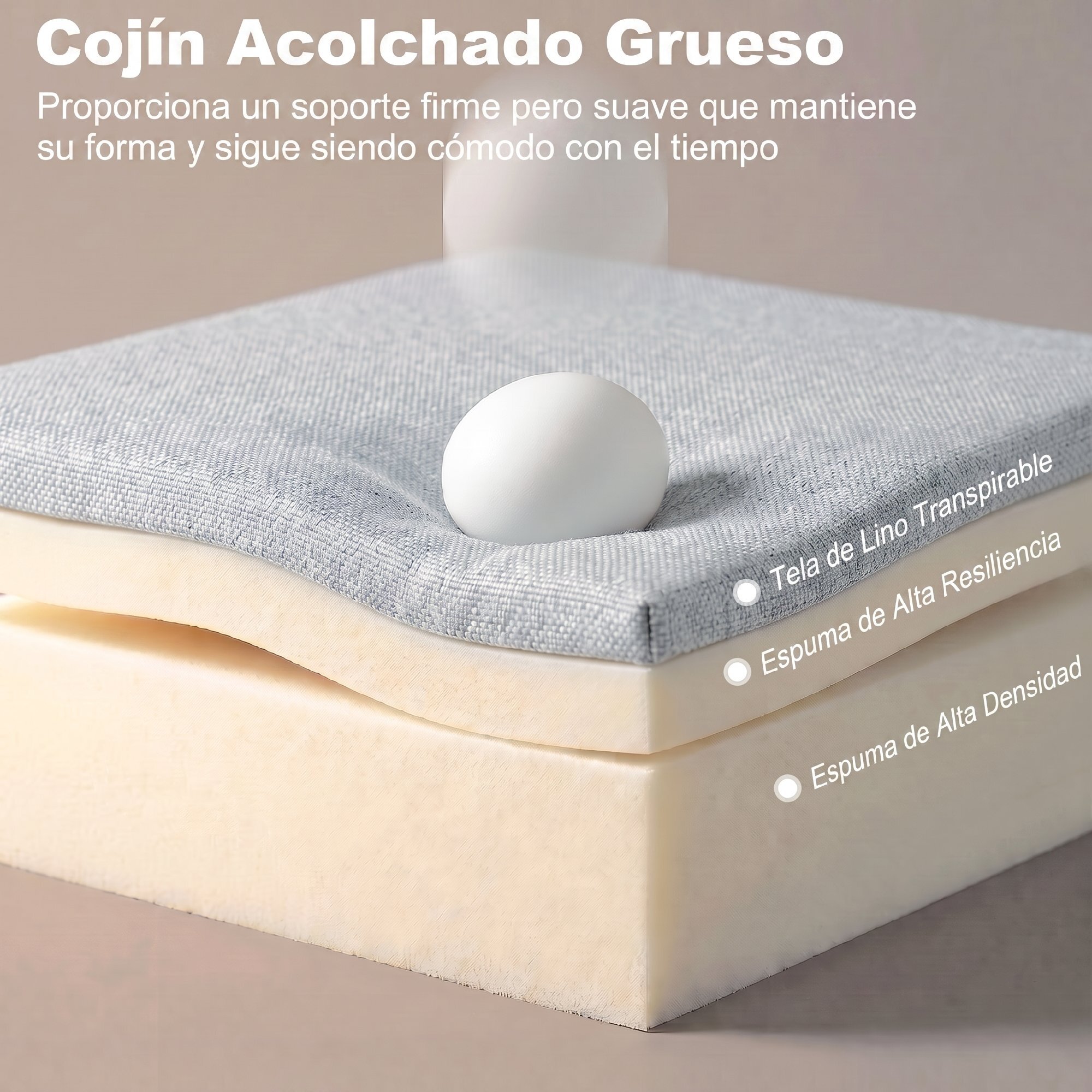 Sofá Cama 2 Plazas Convertible, 3 en 1, Sofá Cama Plegable, Tapizado en Lino, Respaldo Ajustable, 2 Almohadas con Funda Lavable, para Salón, Dormitorio, 127x73x95 cm, Gris Claro