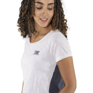 Camiseta de mujer Leone Fancy Stripes de punto