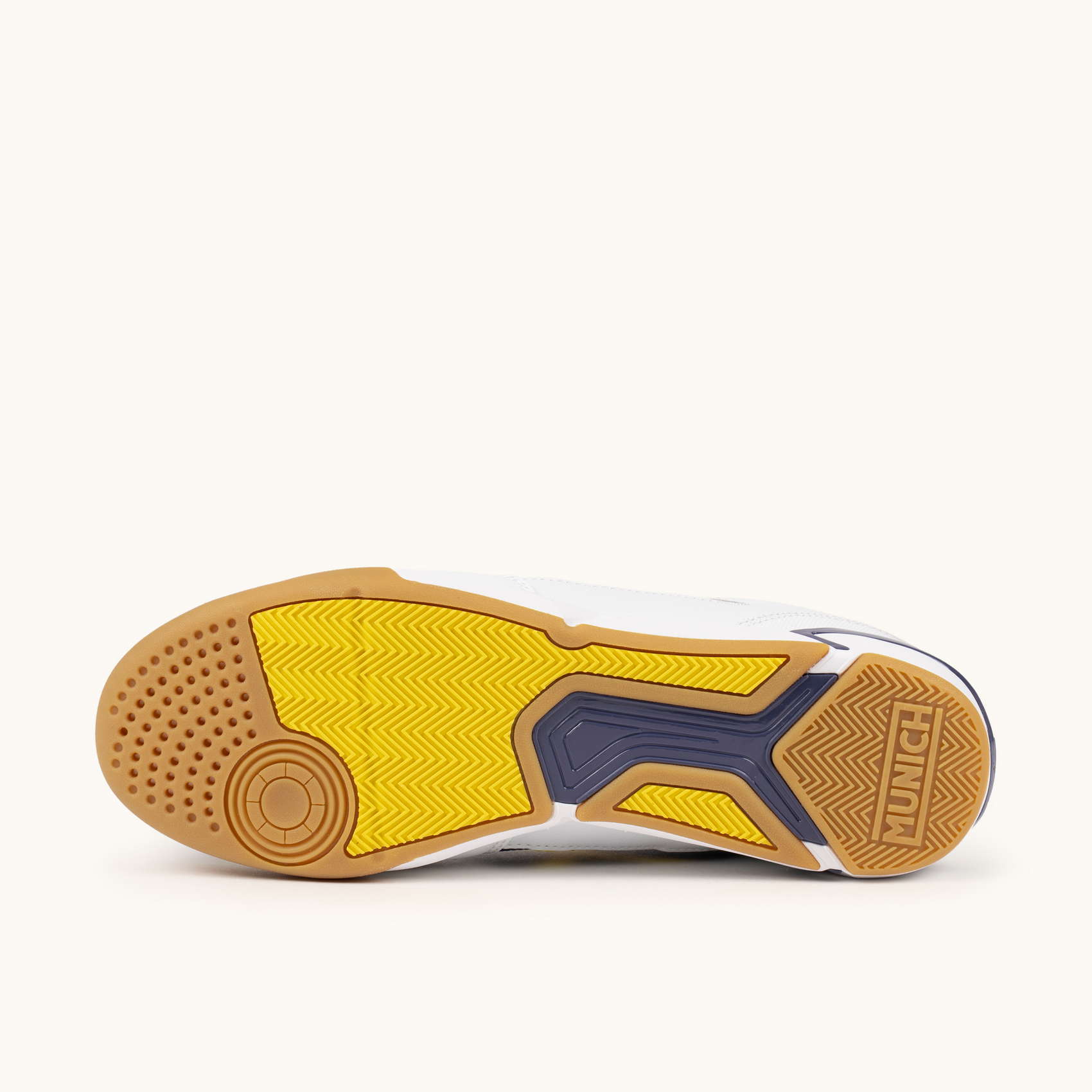 MUNICH ONE 78 Zapatillas de Fútbol Sala Ultra Ligeras Marino y Amarillo