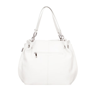 Borsa a mano da donna Made in Italy - Modello Ereba - 100% pelle - 38.0 x 30.0 x 12.0 cm