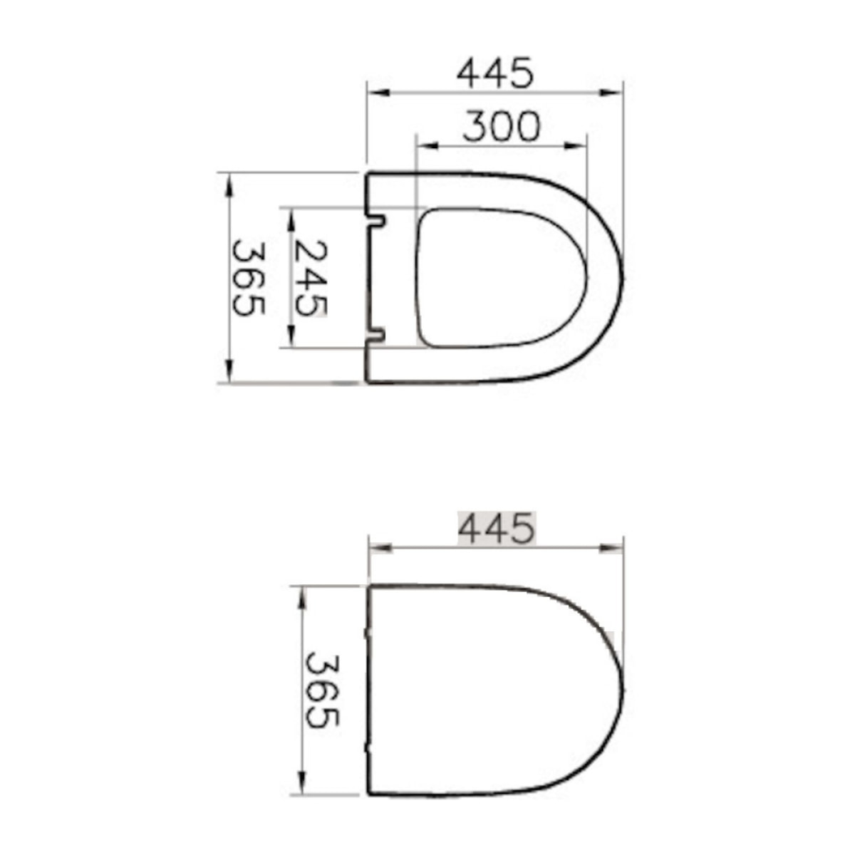 Sento abattant softclose en duroplast, blanc (120-003-009)