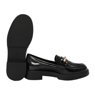 Mocassini con accessorio - tacco 4,0 cm