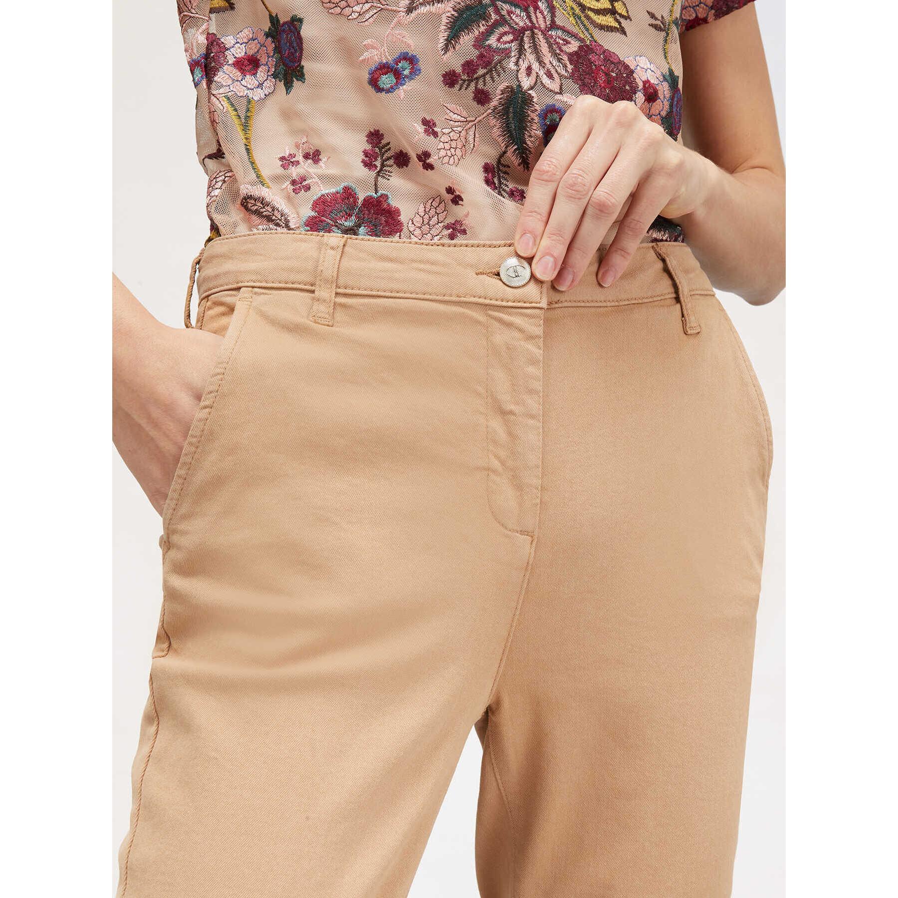 Motivi - Pantaloni chino in drill - Beige