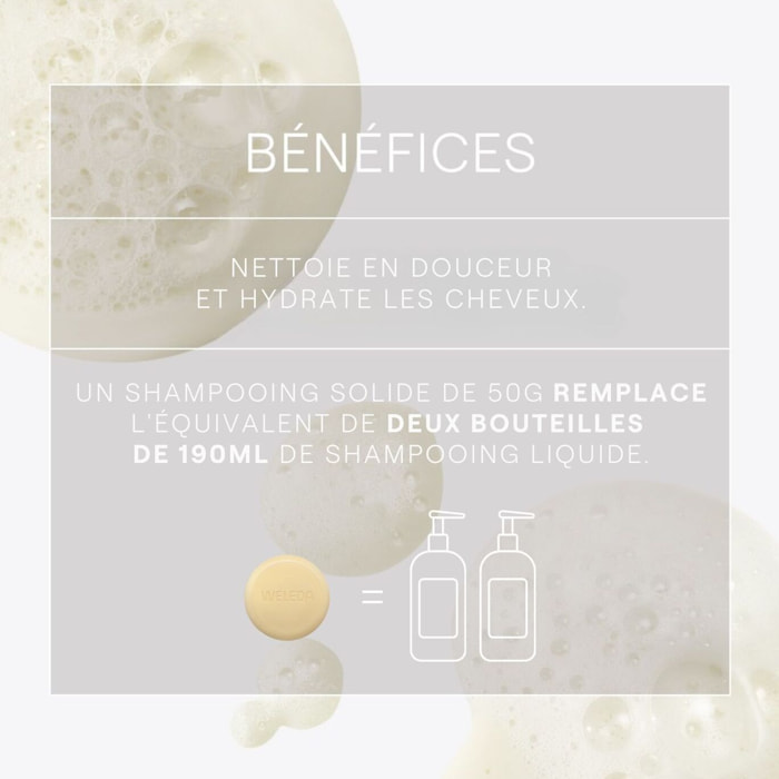 WELEDA - Shampooing solide Hydratation et Brillance - 50g