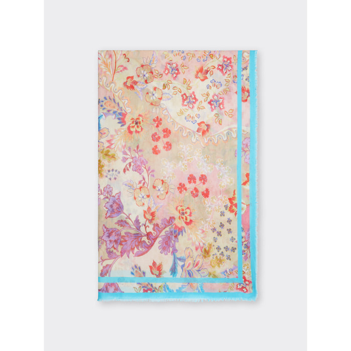 Elena Mirò - Bufanda en modal estampado - Rojo