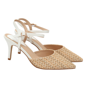 Decolletè con cinturino regolabile - tacco 8,5 cm