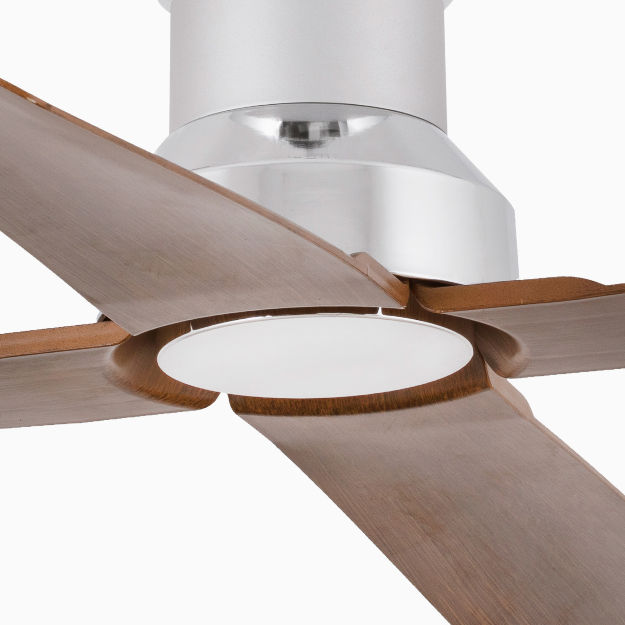 WINCHE M LED Ventilatore a soffitto  cromo/noce Ø1270