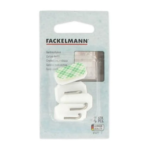 Lot de 4 crochets pour rideaux Fackelmann Tecno