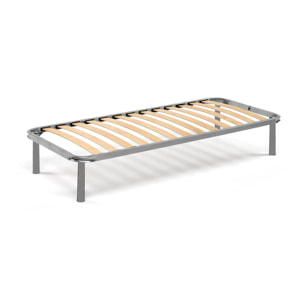 Rete letto singolo Amammata, Rete ortopedica in multistrato di betulla a 13 doghe, 100% Made in Italy, Cm 90x180h 34