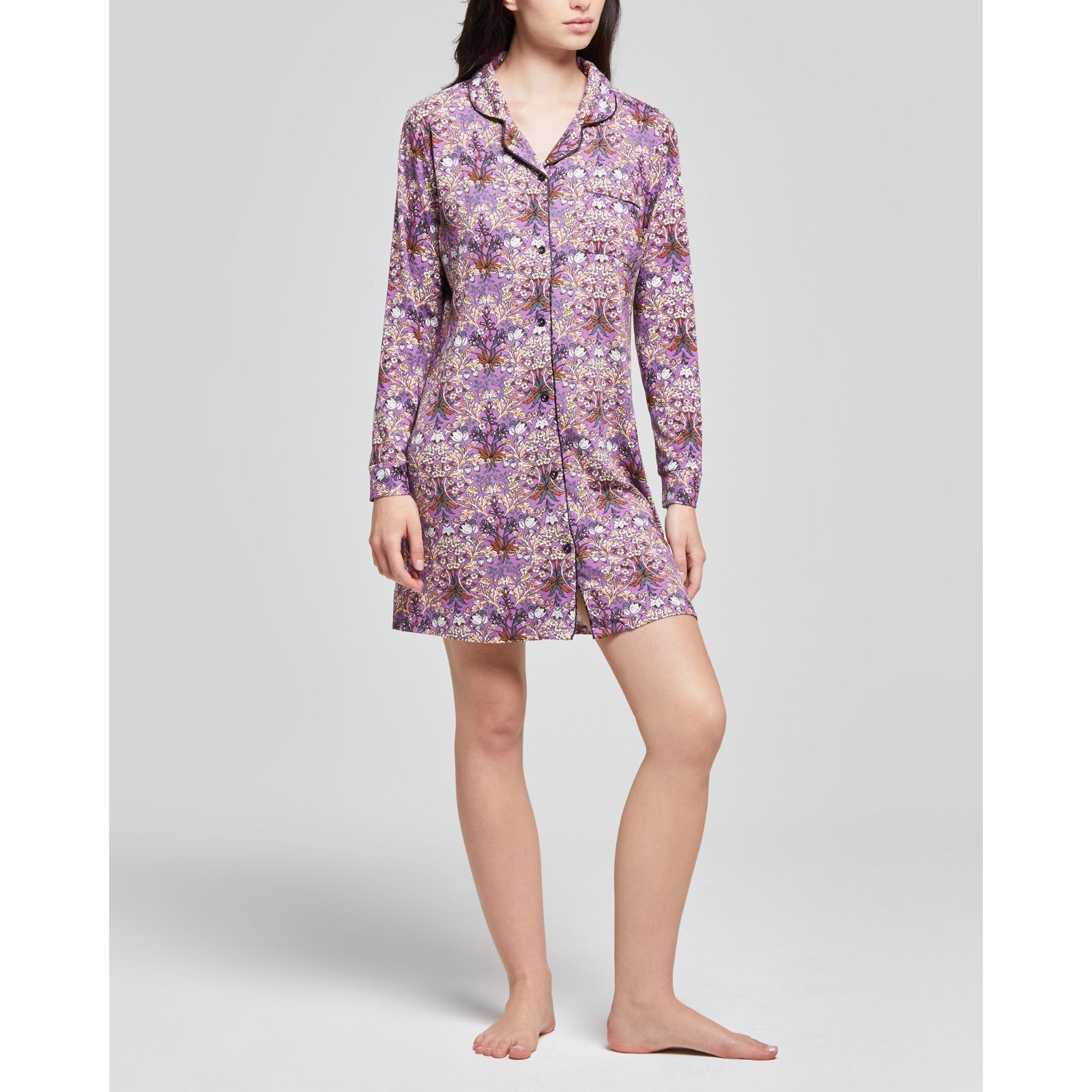 Camicia da notte viscosa Orchidea