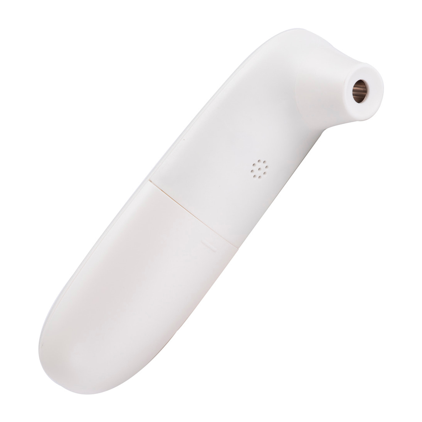 Termometro a infrarossi senza contatto. Modalità temperatura corporea e di oggetti. Avviso sonoro per temperature ≥38°C.