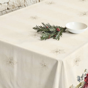 Nappe anti-taches Holiday ponsettia 1225