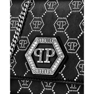 PHILIPP PLEIN Bolsa con solapa HEXAGON