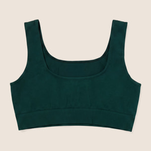 Top Sportivo Seamless con Fascia Sottoseno in costina