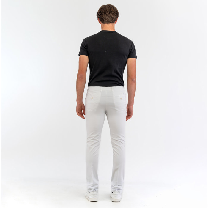 BIKKEMBERGS pantalone uomo white