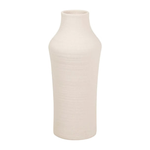 Florero Ceramica Beige 25x25x60 Cm