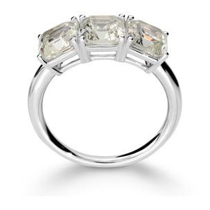 Anello Trilogy in Argento 925 con Cubic Zirconia Quadrate