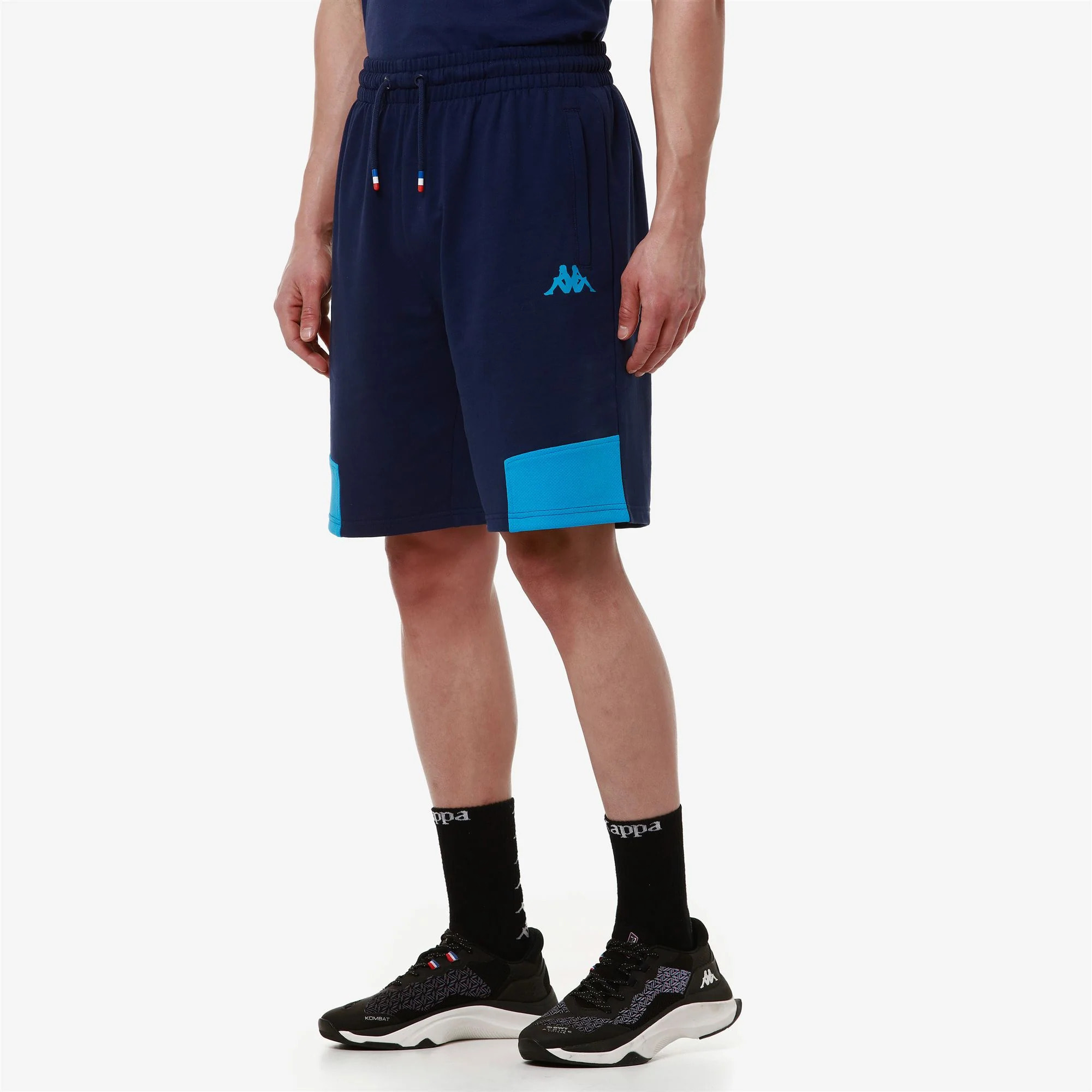 Kappa - Pantaloni Corti Uomo Blu - Supporter Adozip Alpine F1