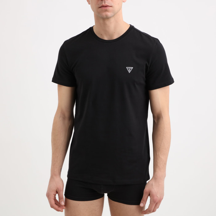 T-shirt Caleb - logo - coton biologique - noir