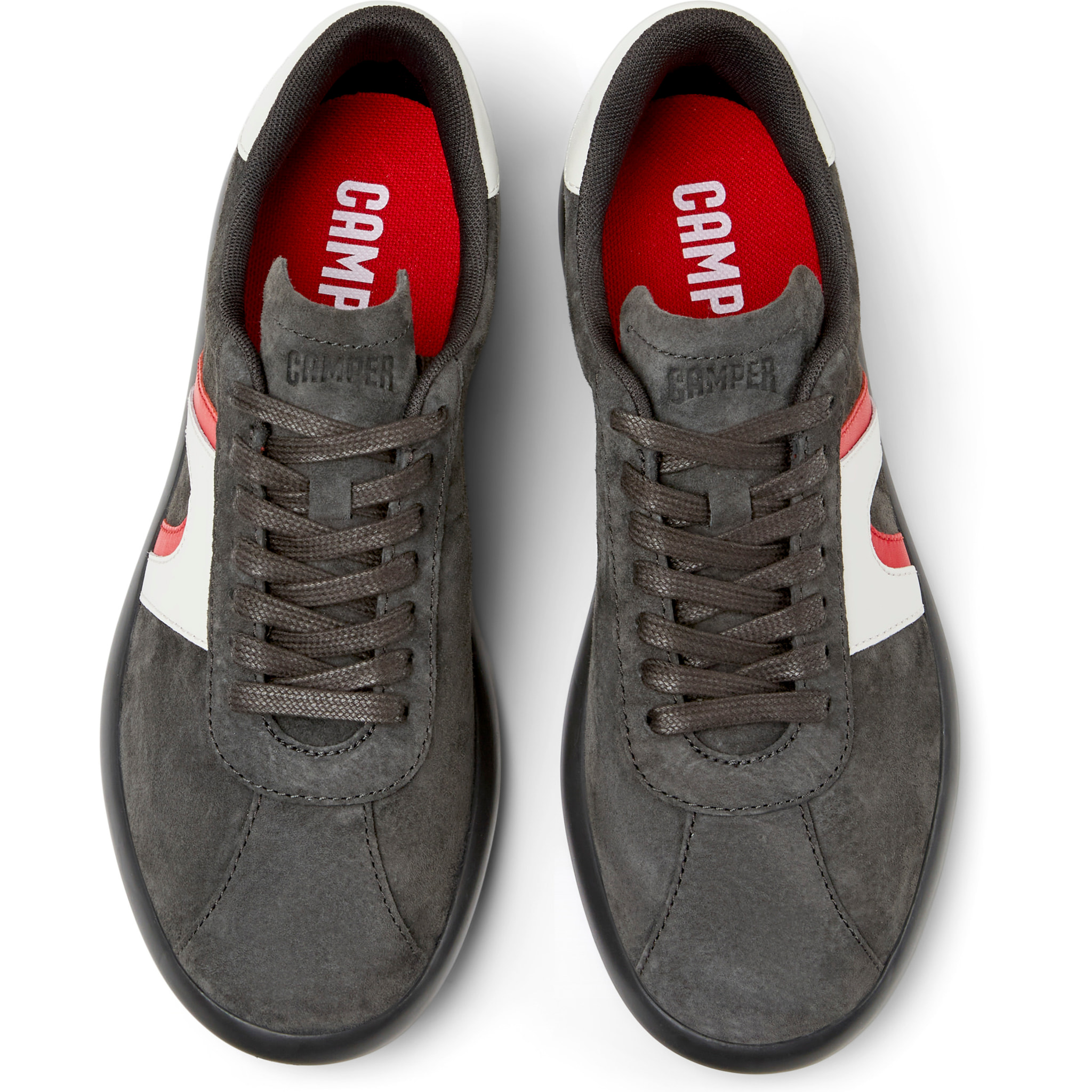 Zapatillas - CAMPER Pelotas Soller - Gris - Cuero Nubuck