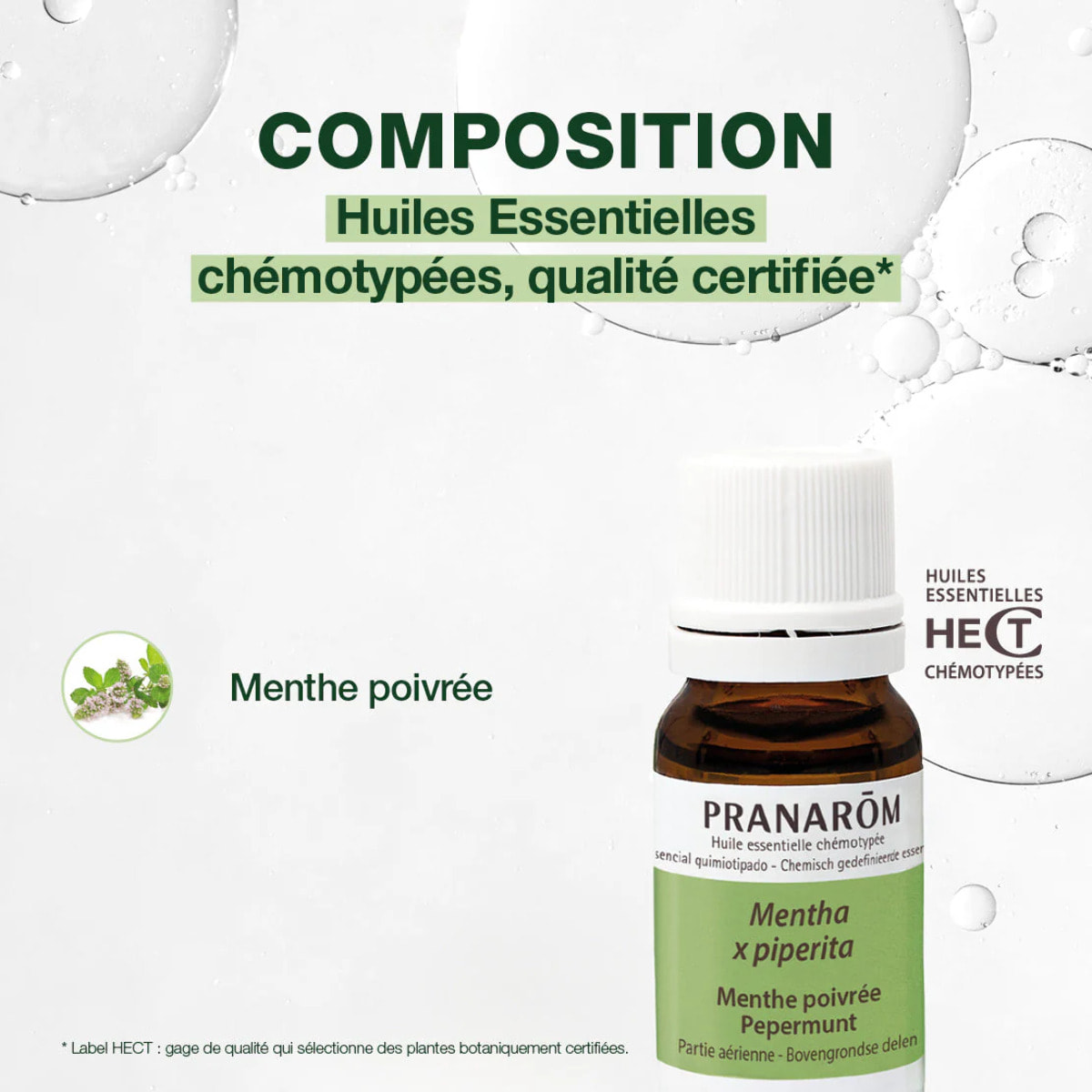 Pranarom - Huile Essentielle de Menthe poivrée - 10 ml