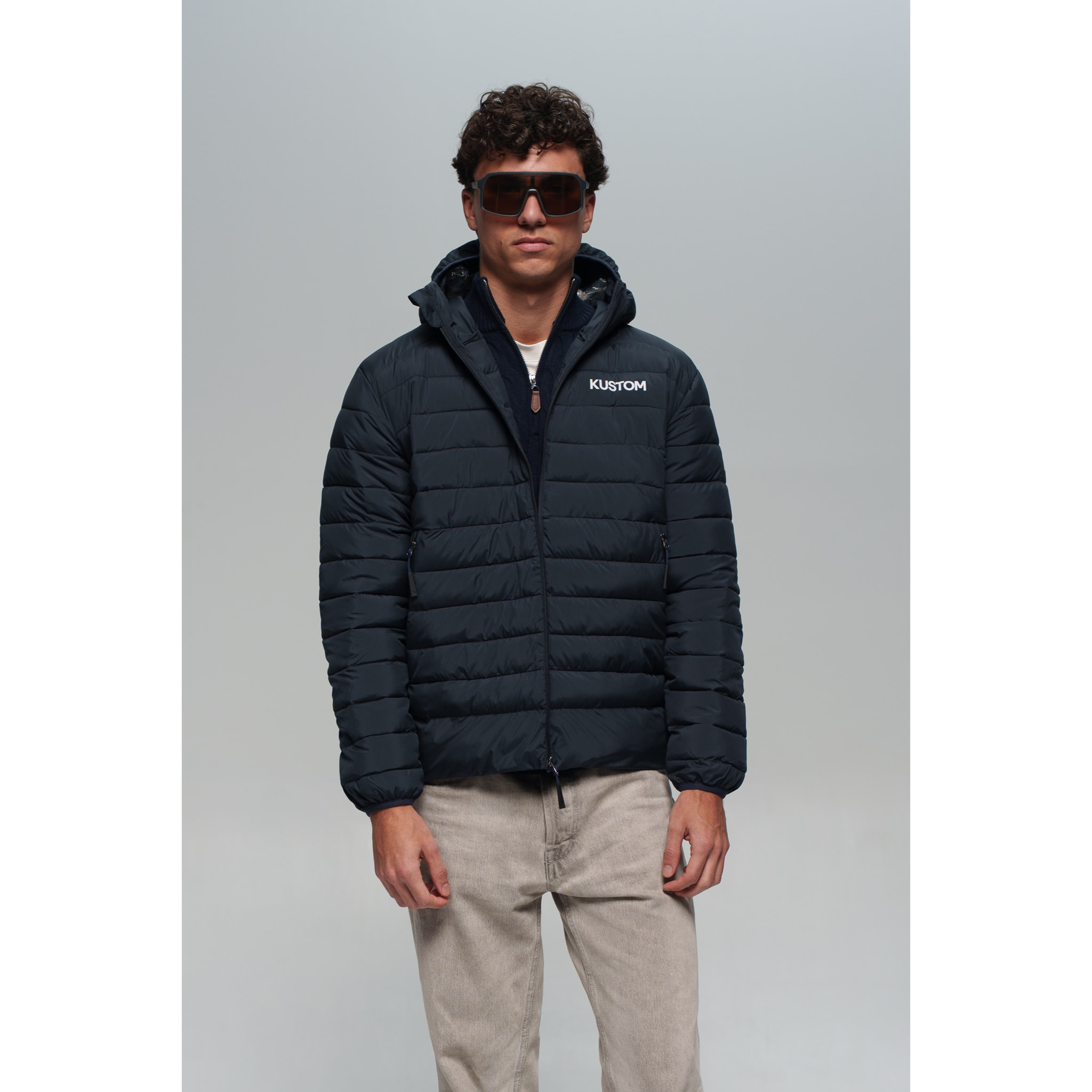 Giacca leggera SOLARA KUSTO in blu navy UOMO