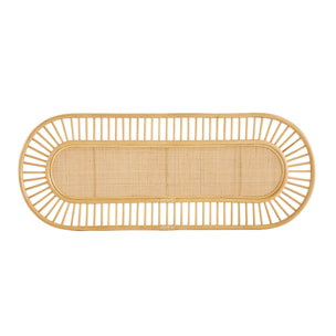 Tête de lit déco en rotin naturel et cannage L165 cm BOW
