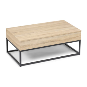 Table basse plateau relevable Memphis